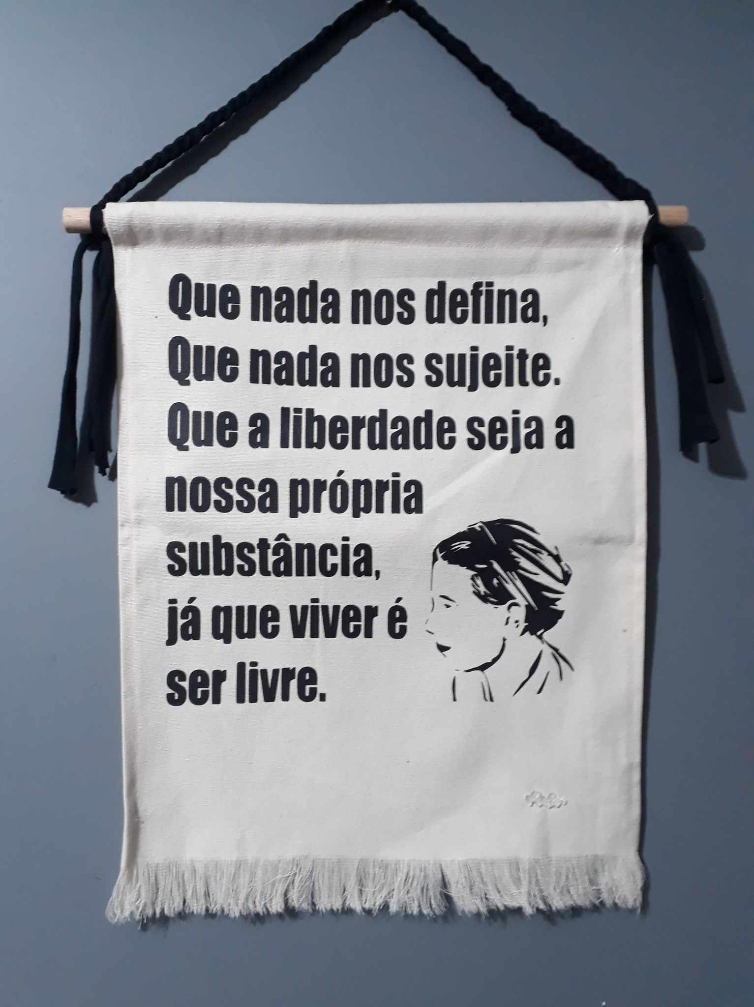 FLÂMULA DECORATIVA SIMONE DU BEAUVOIR