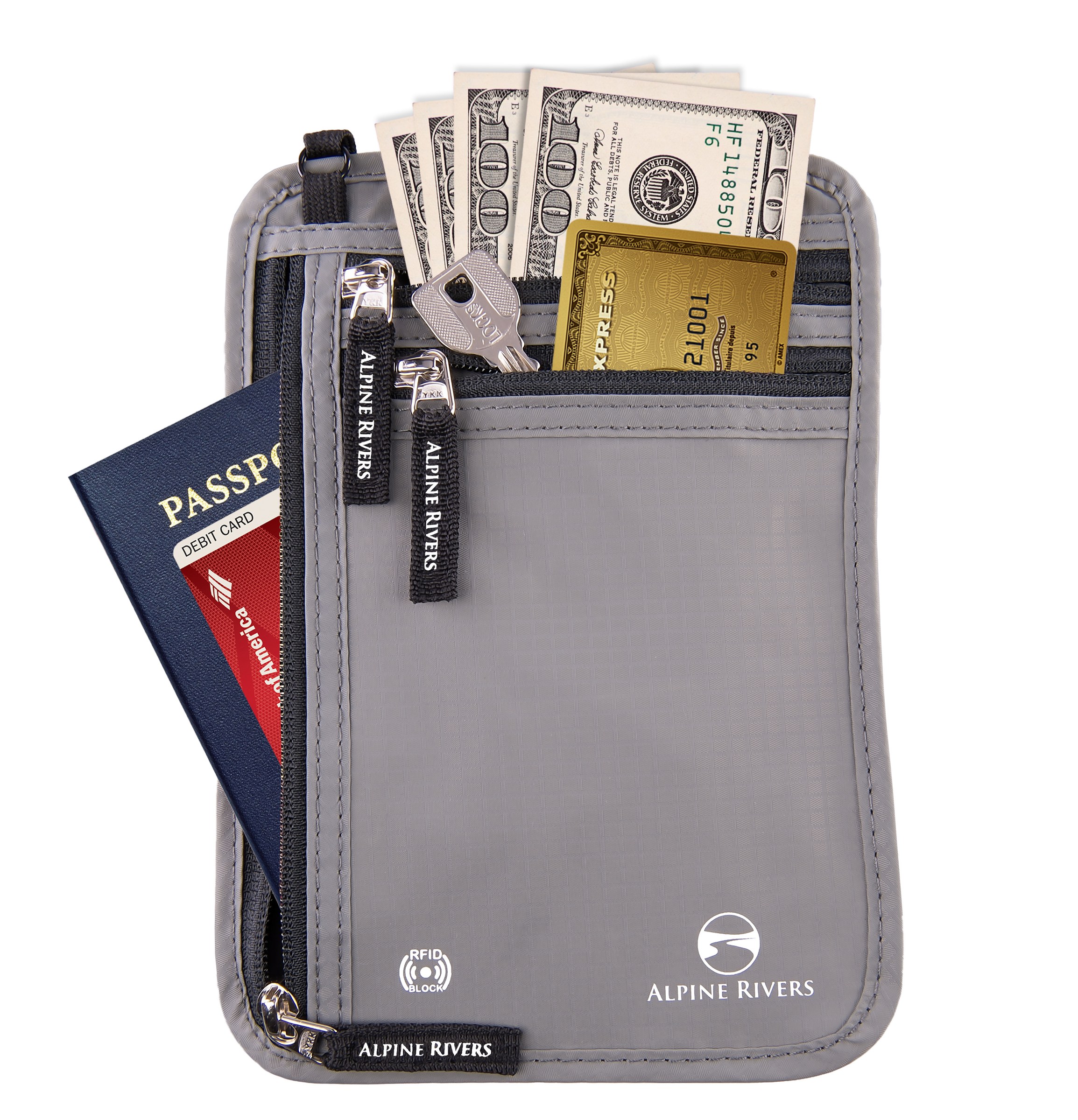 RFID BLOCKING NECK WALLET | Alpine Rivers