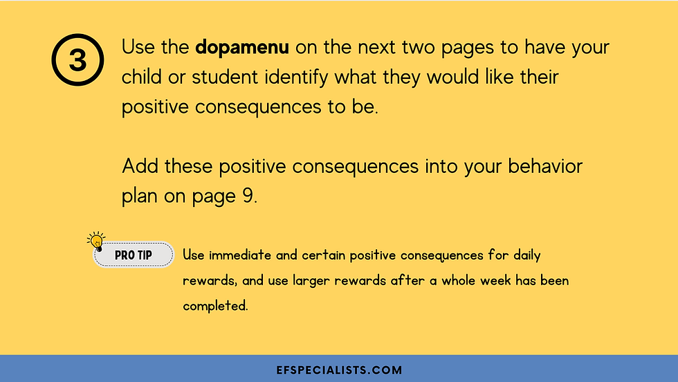 Thumbnail: Behavior Plan Template