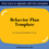 Thumbnail: Behavior Plan Template