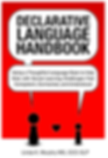 Picture of the red book "Declarative Language Handbook" which teachers social learning