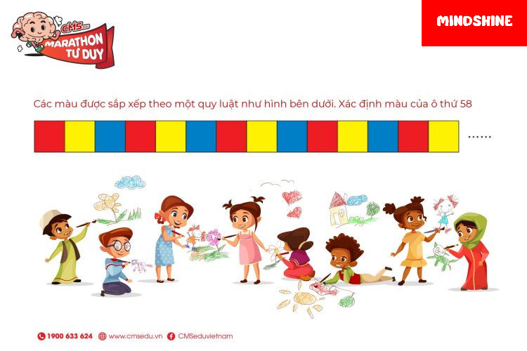 Bài học về “kiểu mẫu” là một trong những ví dụ điển hình của kỹ năng Visual Sequential Memory