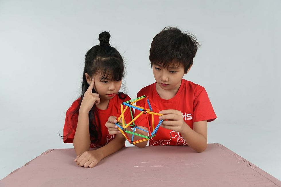 Năng lực tư duy và khả năng sáng tạo là chiếc chìa khoá vạn năng để trẻ mở cánh cửa thành công trong tương lai.