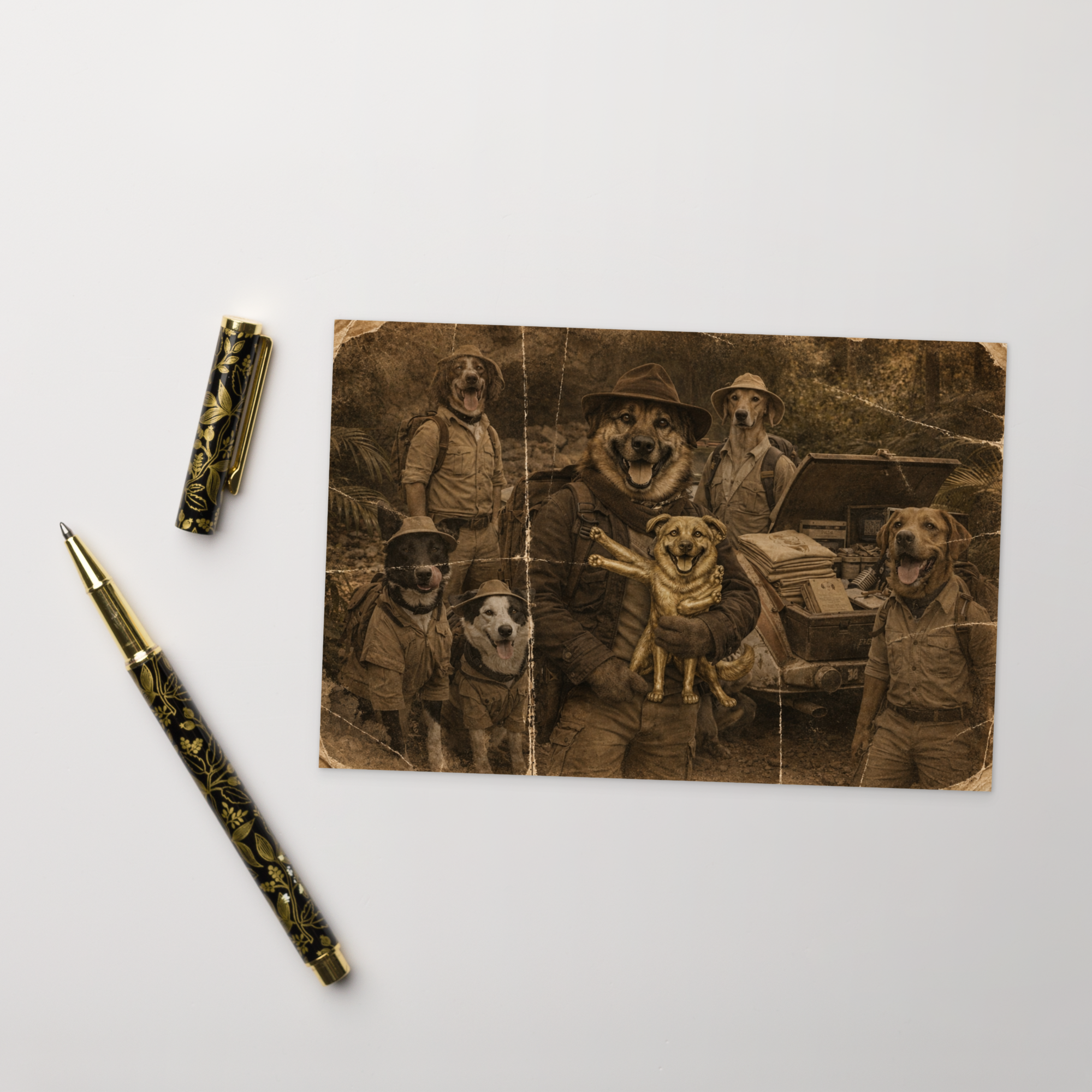 Standard Postcard\\ CODEX VI: Vitruvian Expedition