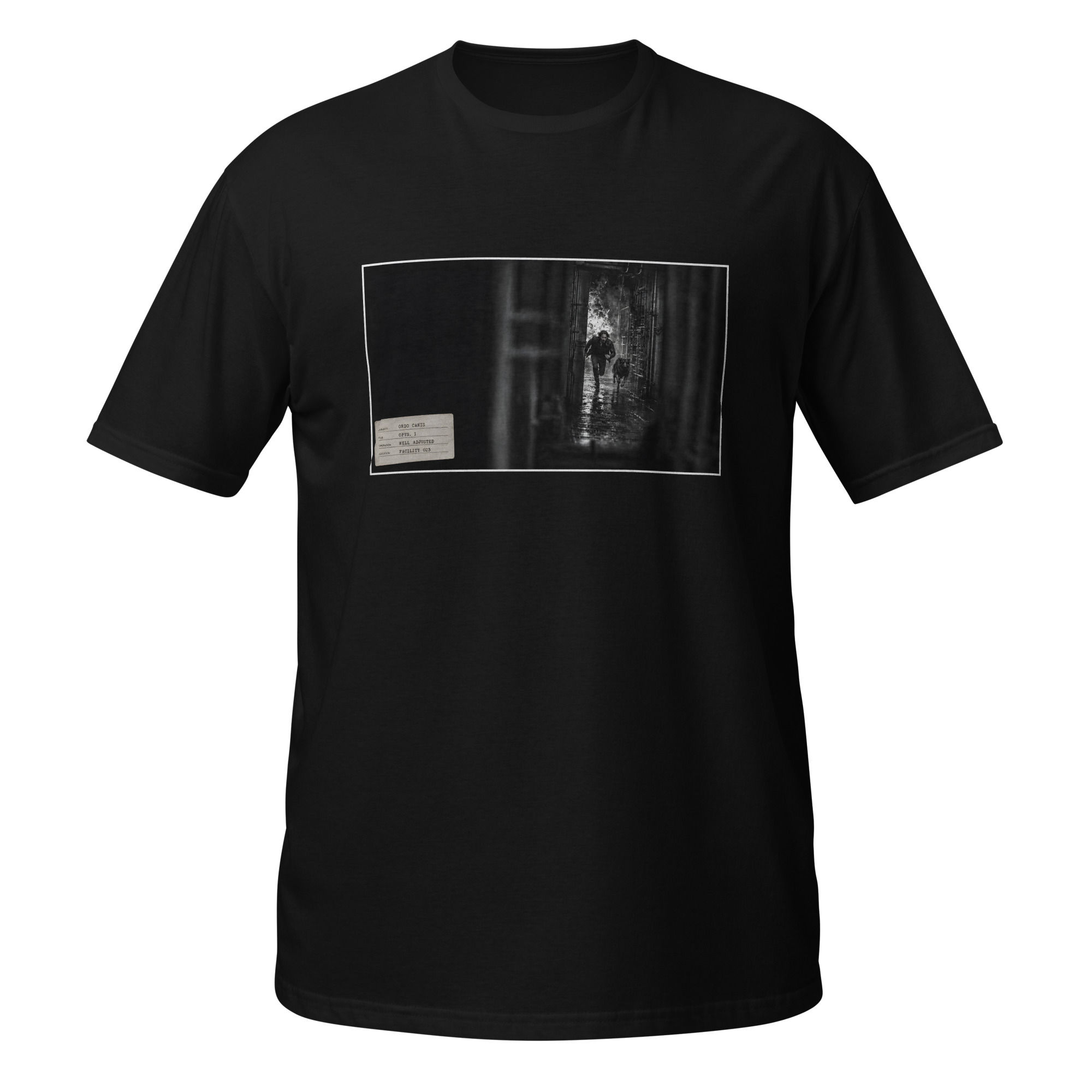 Black Surveillance Still 023-01 short-sleeve t-shirt
