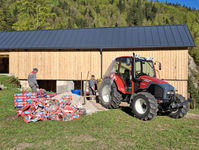 Bodenplatte im Technikraum betonieren