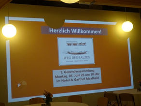 1. Generalversammlung Verein "Weg des Salzes"