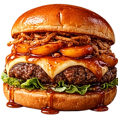 Georgia Peach Burger