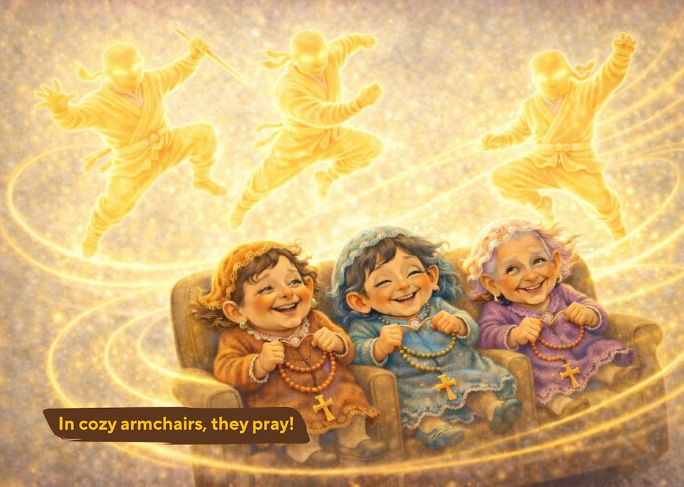 the church ladies pray