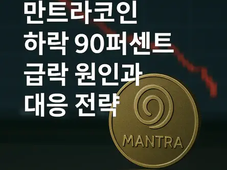 만트라코인하락 90퍼센트떡락 원인과 대응 전략