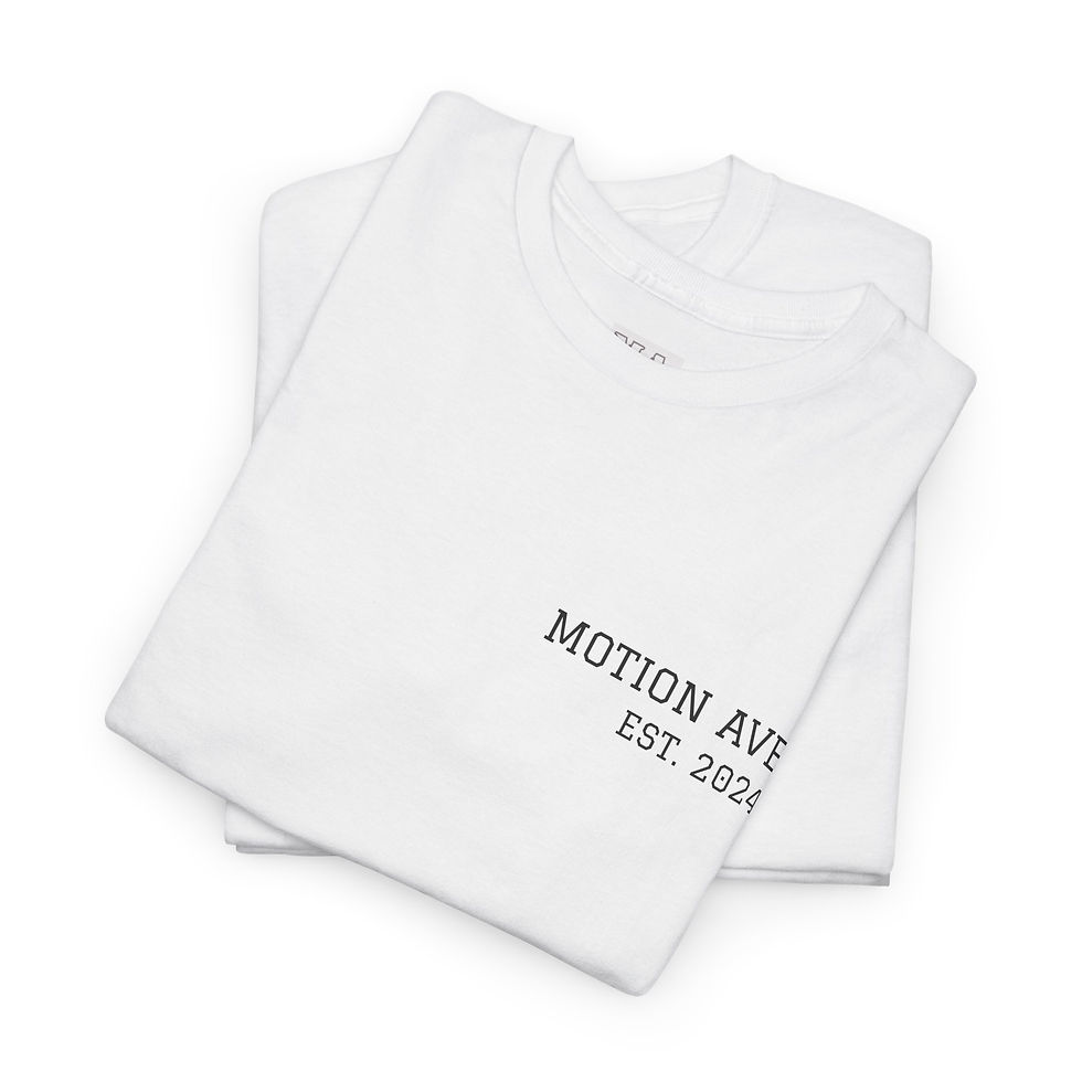 Thumbnail: Motion Ave Est 2021 white t-shirts