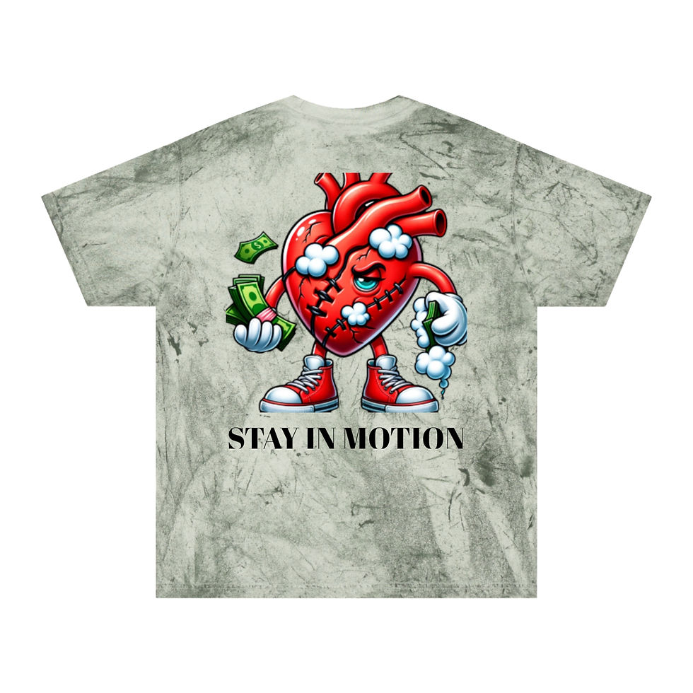 Thumbnail: Tie Dye 'Stay in Motion' T- Shirt