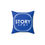 Thumbnail: Story Spot Pillow For Story Time Snuggles: Graphic Blue