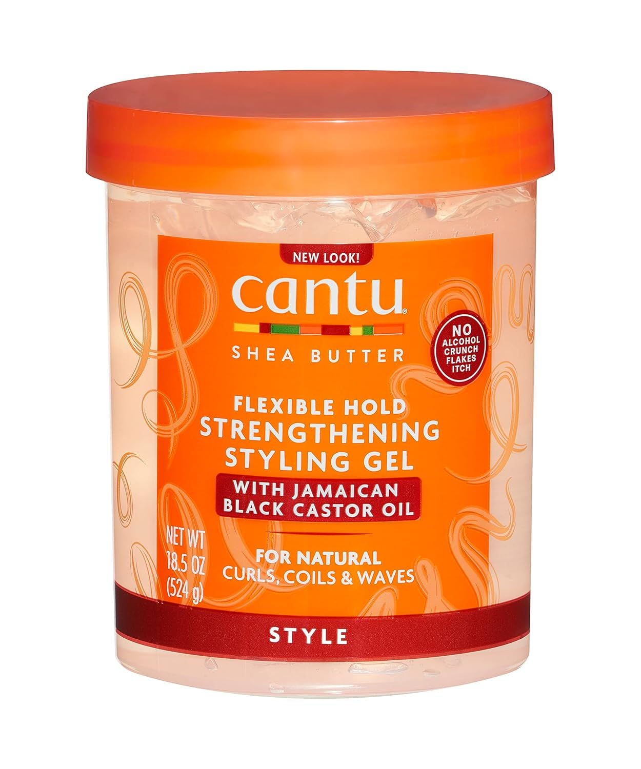 Cantu shea butter maximum hold strengthening styling gel with jamiaican black ca