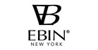 EBIN NEW YORK logo in black and white, simple and clean design.