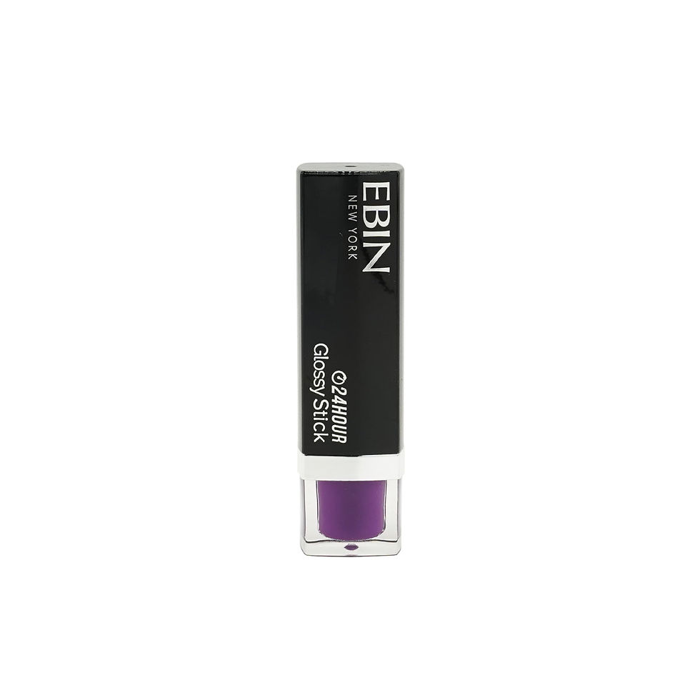 Thumbnail: Ebin New York lipstick in black tube, 24HR Glamour Glossy Stick. D'Paradise Beauty Supply