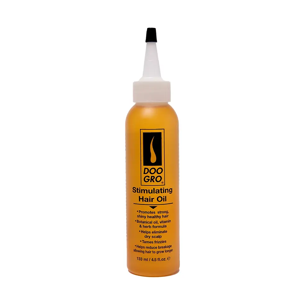 Miniature : Doo Gro stimulating hair oil bottle. Promotes strong, healthy hair growth.