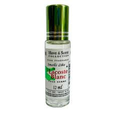 Thumbnail: Perfume bottle reading Have & Scent Collection, smells like Lacoste Blanc, 12 ml.