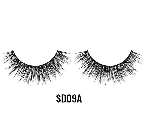 Miniaturbild: Pair of SD09A false eyelashes for makeup, beauty supply product.