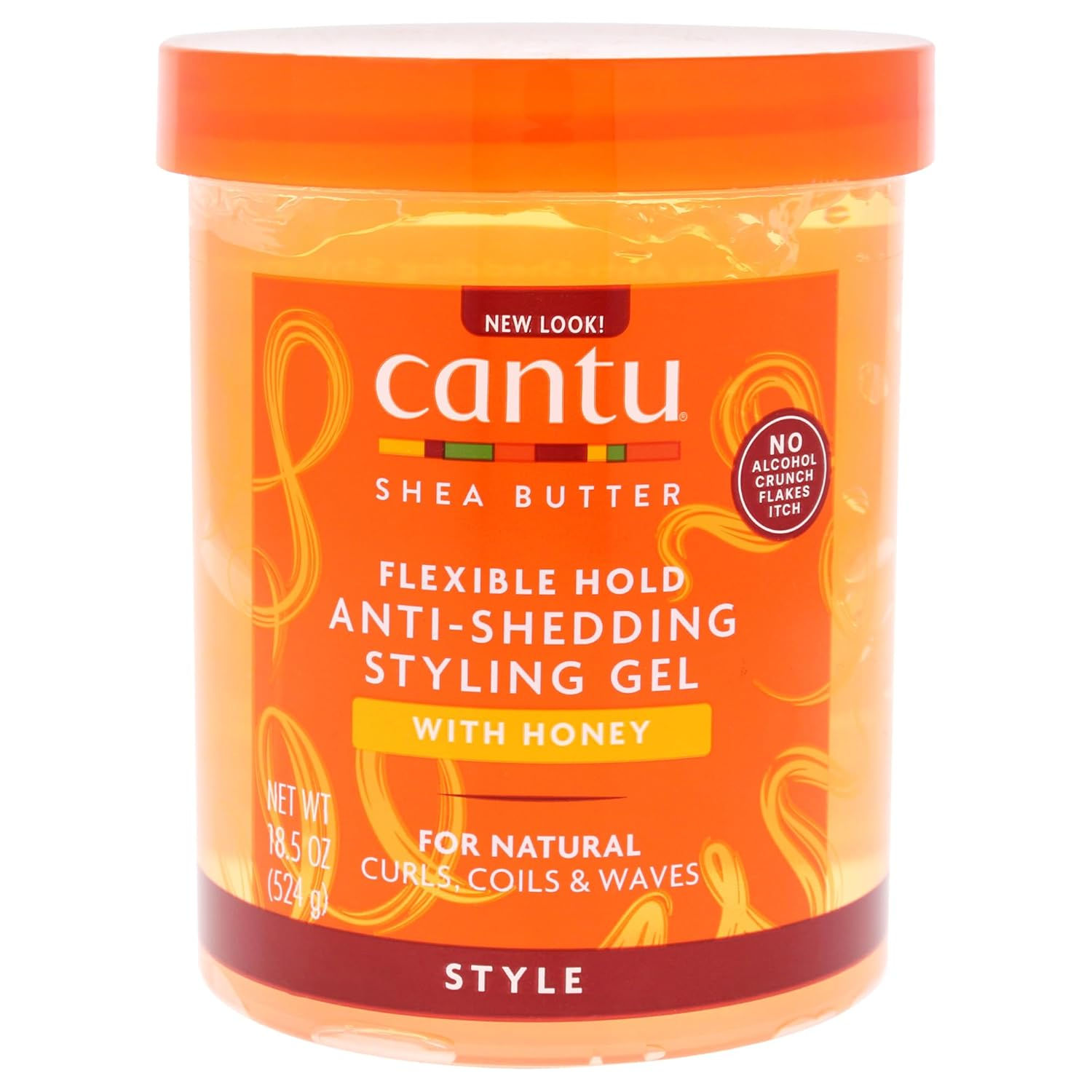 Anti Shedding Styling Gel with Honey - Flexible Hold by Cantu for Unisex - 18.5
