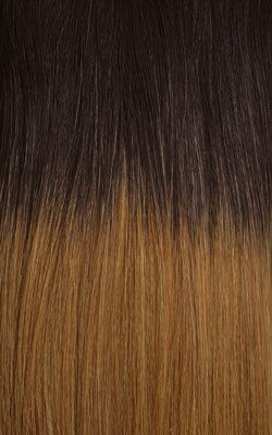 Thumbnail: Close-up of hair with brown to blonde ombre style for textured hair.