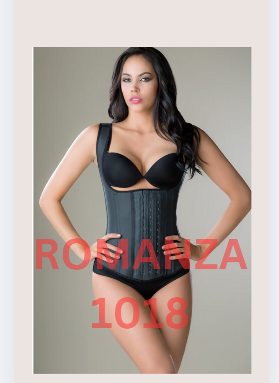 थंबनेल: Woman wearing ROMANZA 1018 shapewear, posing; D'Paradise Beauty Supply
