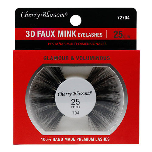 Thumbnail: Cherry Blossom 3D Faux Mink Eyelashes 25 mm, Glamour and Voluminous premium lashes. D'Paradise Beauty Supply