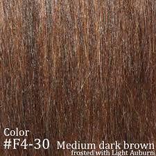 Thumbnail: Color #F4-30 Medium dark brown frosted with Light Auburn shade, D'Paradise Beauty Supply