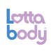 Lotta Body logo in blue and purple colors on a white background.
