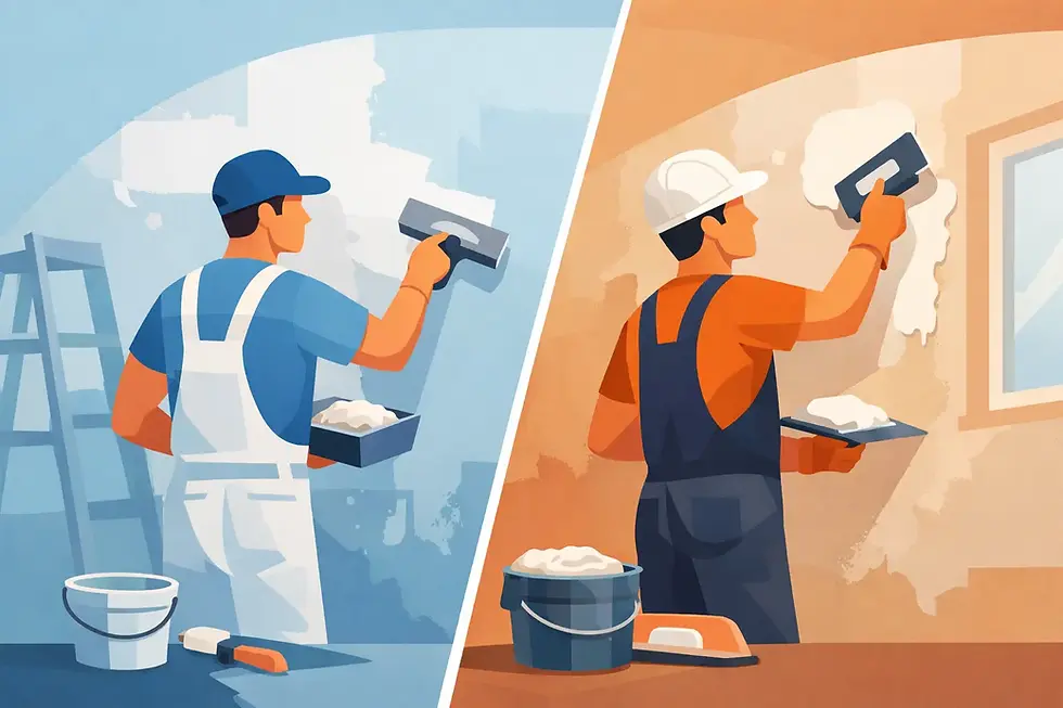 Skim Coating vs Plastering: What Fits Best?