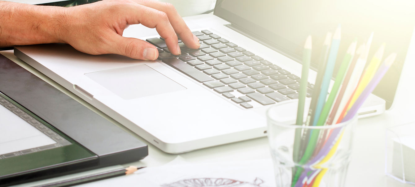writing on computer