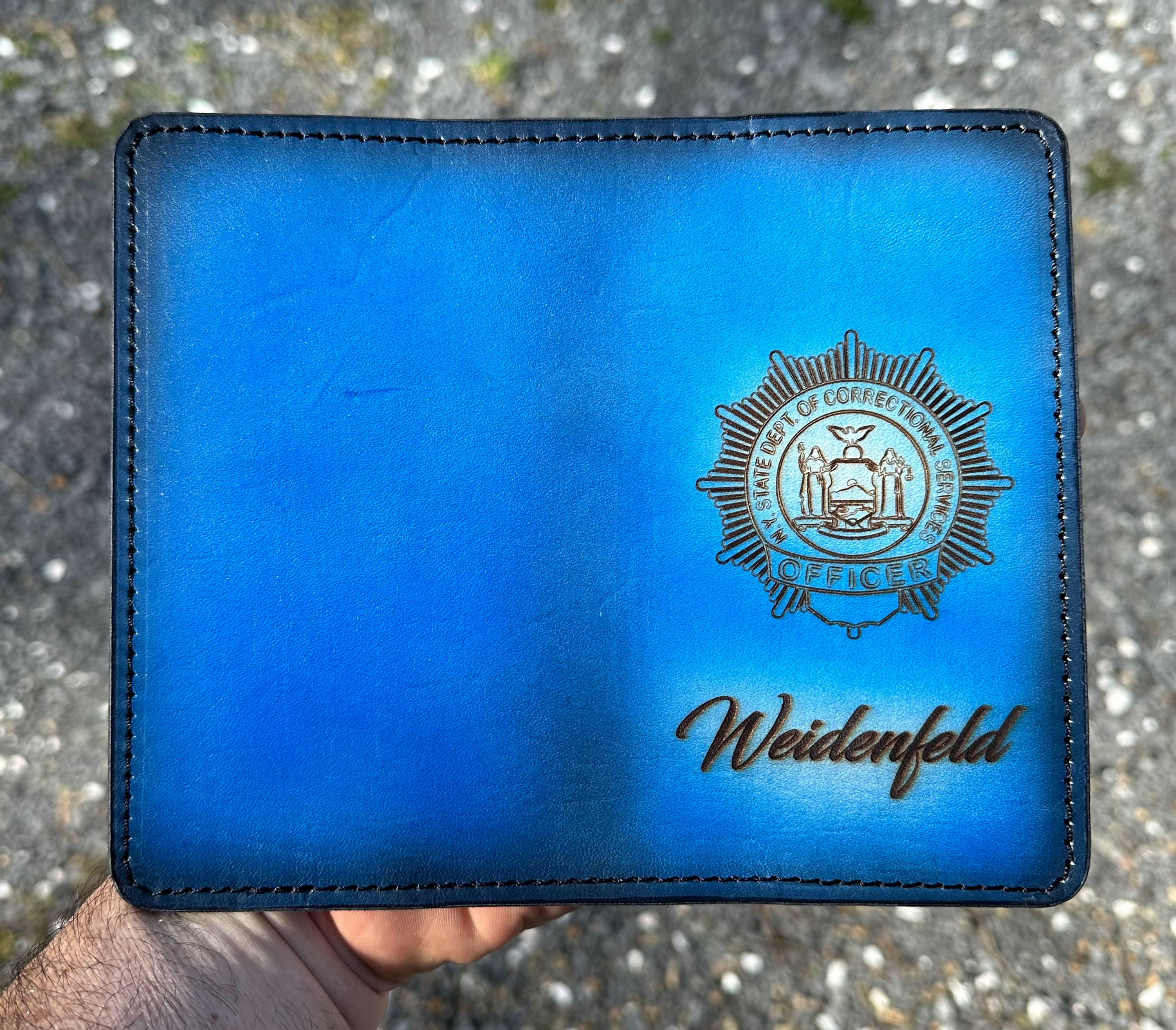 NYSCOPBA Leather Planner Book Cover