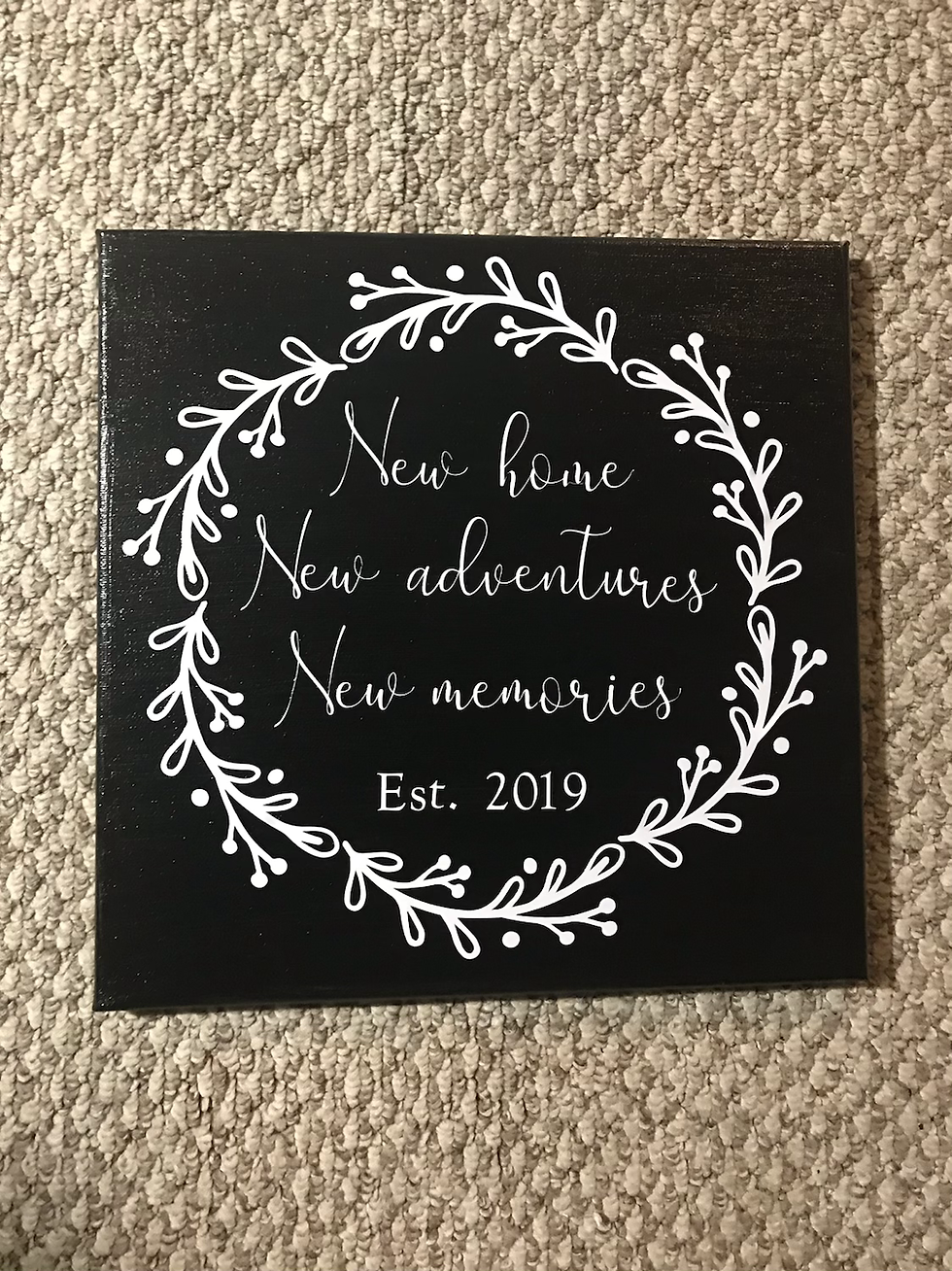 Thumbnail: New home, new adventures, new memories custom house warming gift 