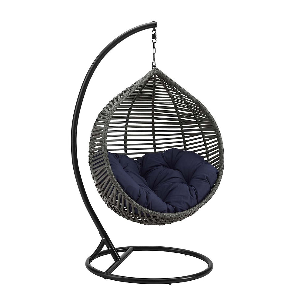 Thumbnail: Garner Teardrop Outdoor Patio Swing Chair