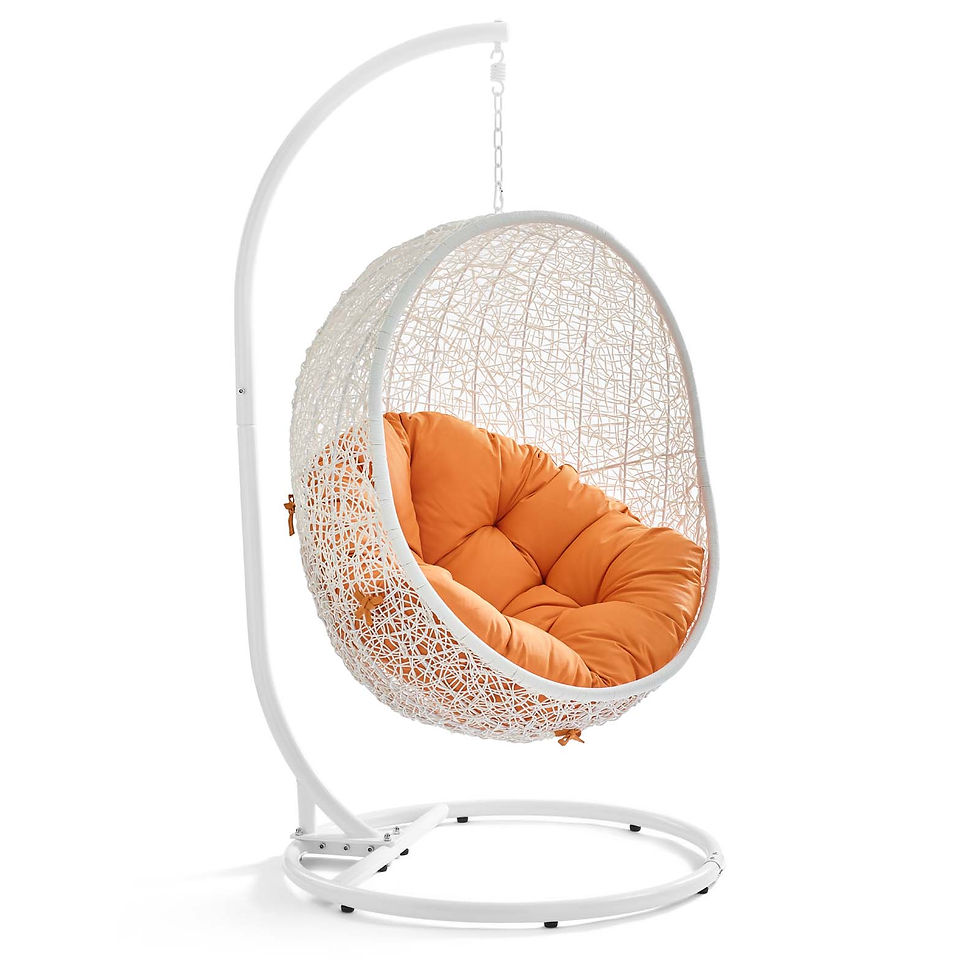 Thumbnail: Hide Outdoor Patio Swing Chair With Stand