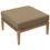 Thumbnail: Clearwater Outdoor Patio Teak Wood Ottoman