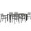 Thumbnail: Maine 7 Piece Outdoor Patio Dining Set