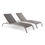 Thumbnail: Savannah Outdoor Patio Mesh Chaise Lounge Set of 2
