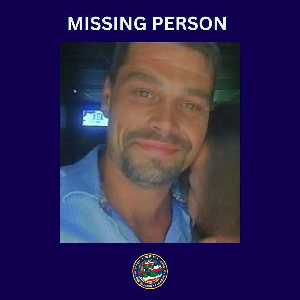 The Maui Police Department seeks public assistance locating missing person David Lewis, 38, of Kahului. Call 808-244-6400 with information or dial 911 in an emergency and refer to MPD report 26-020964.