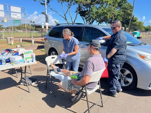 MPD’s Mobile Medical Unit provided care and resources at Kalama Park on Feb 2. MMEU continues service in February, 9AM–12PM. #CommunityCare #MPD