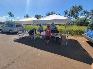 On August 4, the MMEU provided health and wellness aid to Maui’s houseless community at Kalama Park with help from Aloha House and Imua Services.