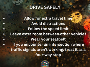 MPD reminds drivers to slow down, avoid distractions, and treat signal outages as four-way stops. Stay safe on Maui roads. #DriveSafe #MPD
