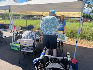 On June 9, the MMEU provided vital services to Maui’s houseless community at Kalama Park, including health and mental wellness support.