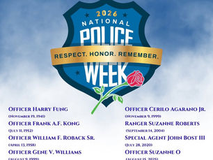 National Police Week 2026: Honoring the Fallen