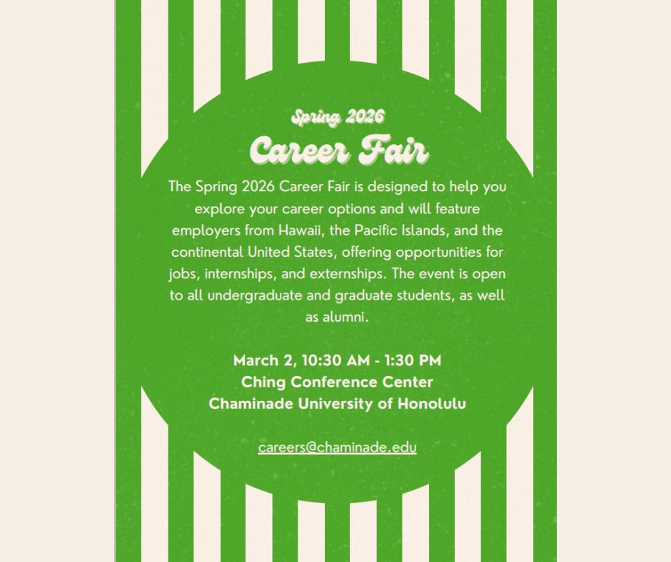 Join MPD at Chaminade’s Spring 2026 Career Fair on March 2, 10:30AM–1:30PM. Learn about careers and serving with purpose. #JoinMPD