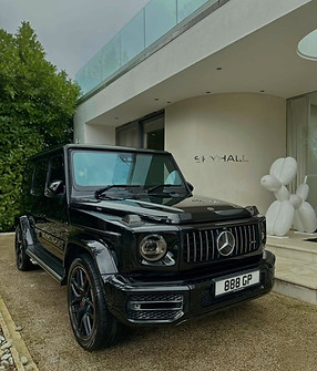Black Mercedes G-Wagon after winter protection 