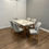 Thumbnail: White Extendable Dining Set Of 7