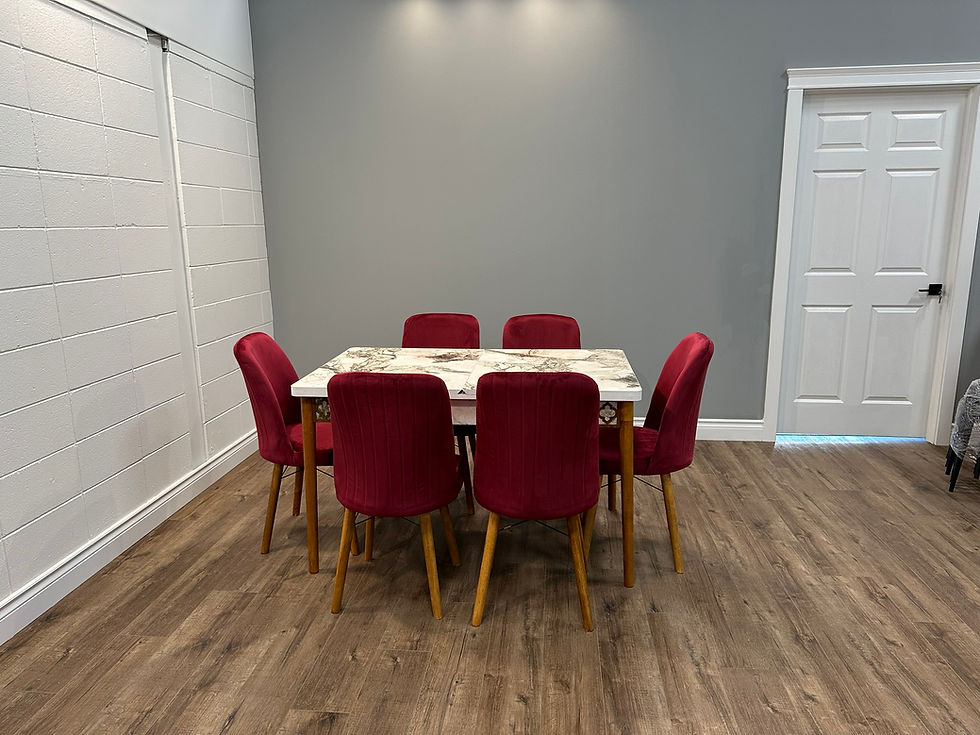 Thumbnail: White Extendable Dining Set Of 7