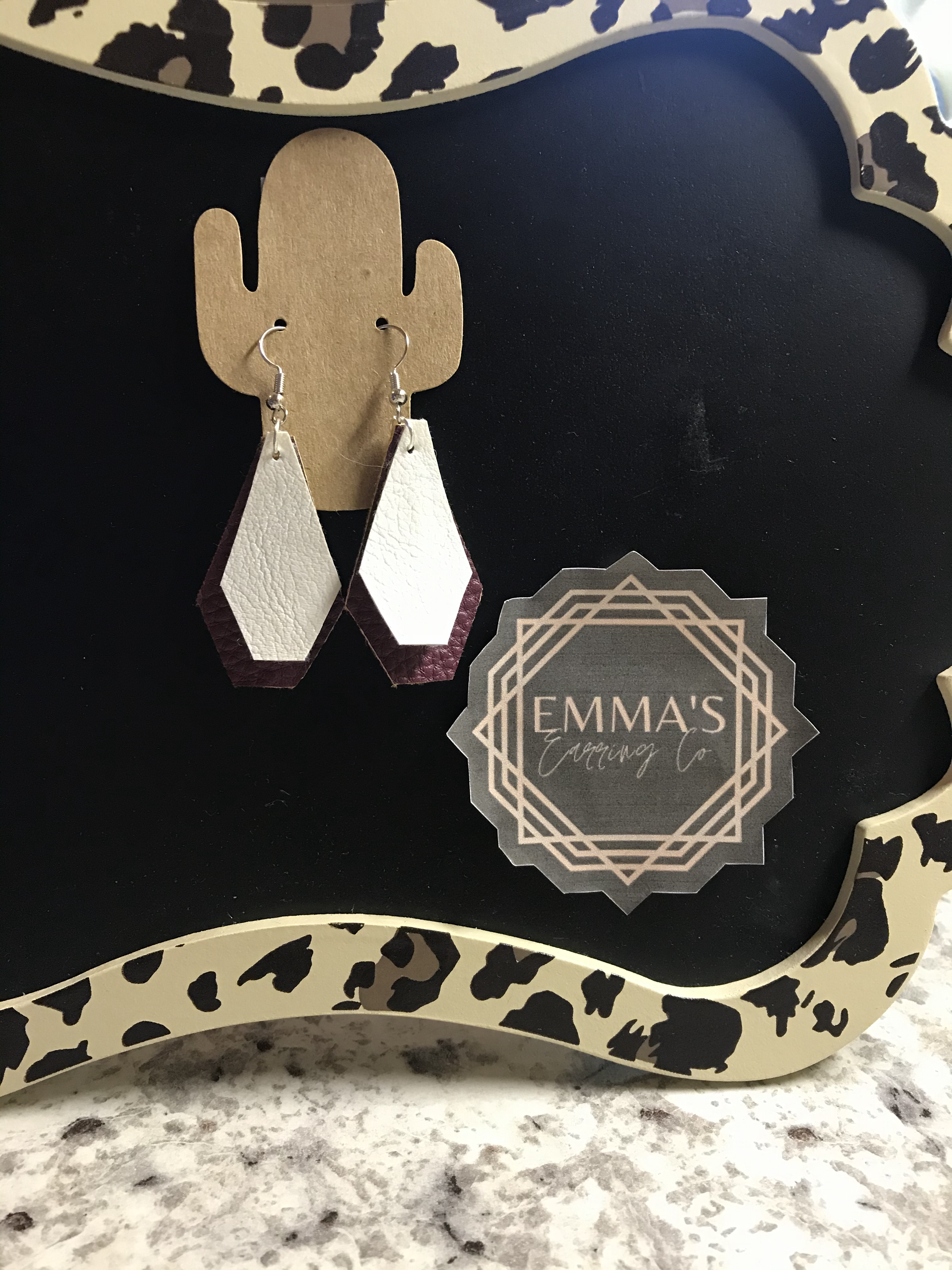 School Spirit Small Layered Geometric Earrings