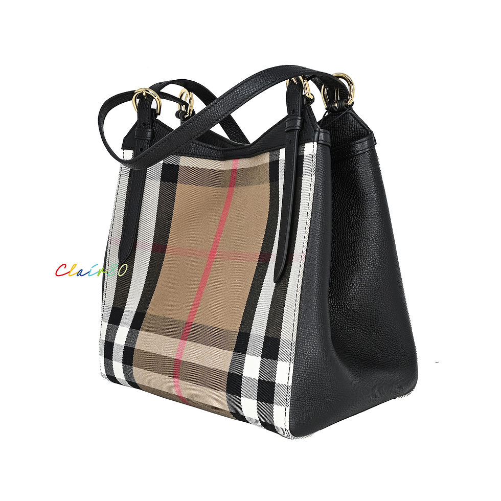 Thumbnail: Burberry Canterbury House Check &amp; Leather Tote